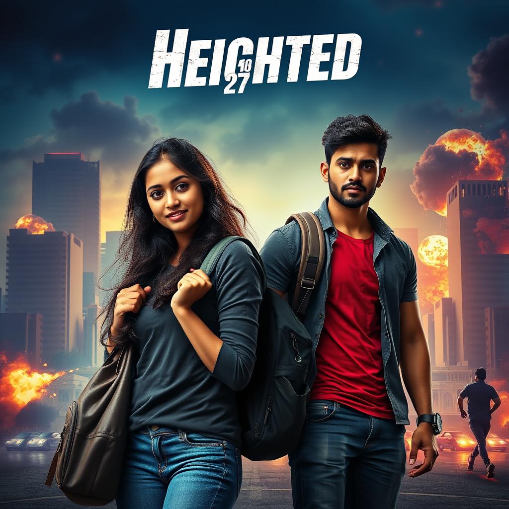 A cinematic action film poster titled 'Heighted'