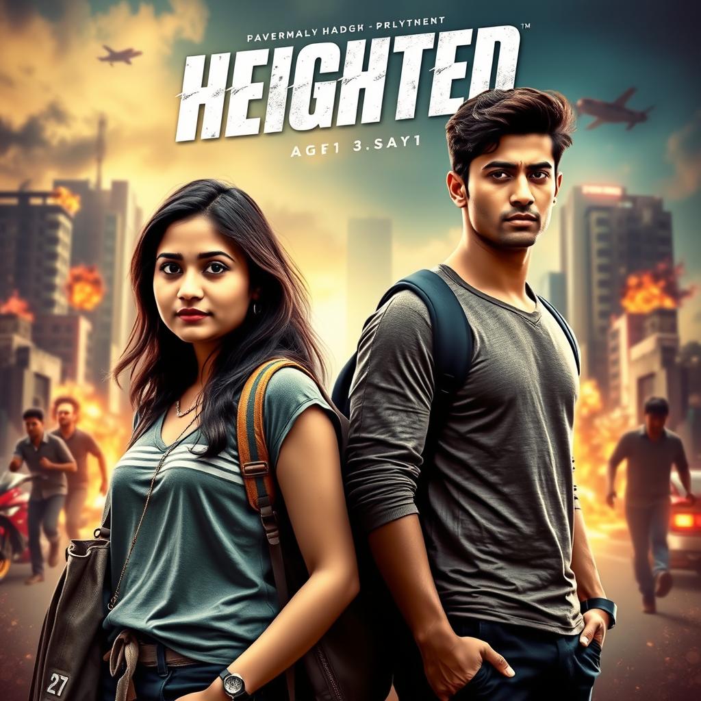 A cinematic action film poster titled 'Heighted'