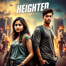 A cinematic action film poster titled 'Heighted'