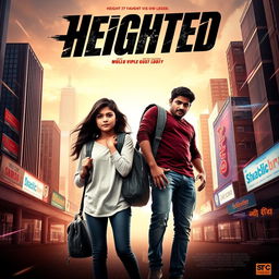 A cinematic action film poster titled 'Heighted'