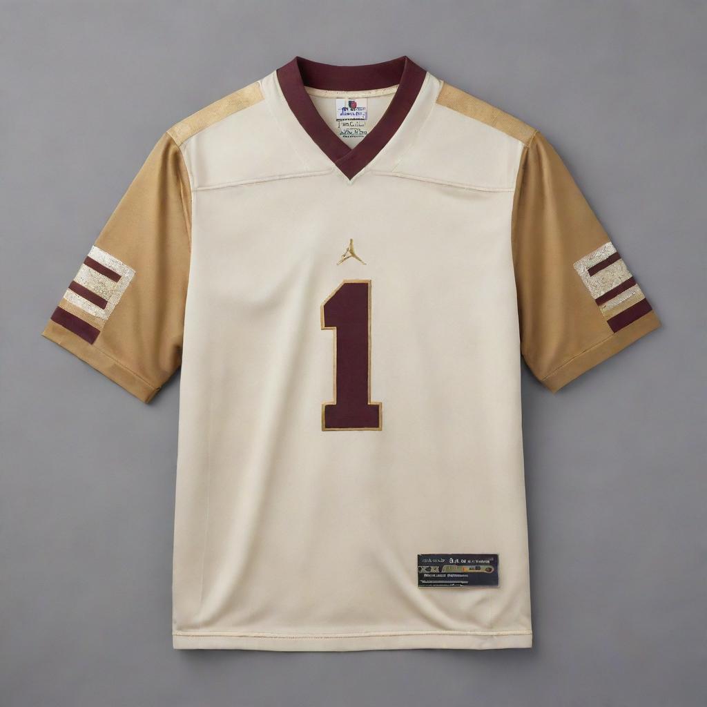 A luxuriously styled jersey dominated by rich, gleaming gold color. The design details are subtle and sophisticated, perfect for a team that wants to exude elegance and class.