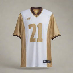 A luxuriously styled jersey dominated by rich, gleaming gold color. The design details are subtle and sophisticated, perfect for a team that wants to exude elegance and class.