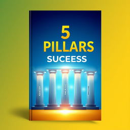 An impeccable, attractive eBook cover design for "5 Pillars of Success"