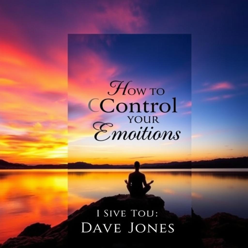 A captivating ebook cover design for a self-help book titled 'How to Control Your Emotions'