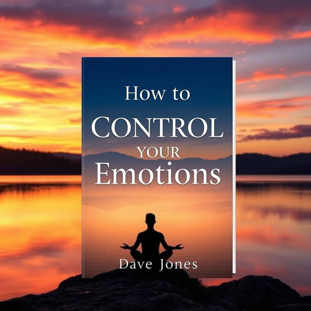 A captivating ebook cover design for a self-help book titled 'How to Control Your Emotions'