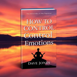 A captivating ebook cover design for a self-help book titled 'How to Control Your Emotions'