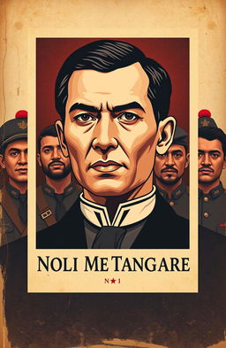 A modern interpretation of a classic book cover titled 'Noli Me Tangere'