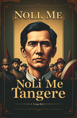 A modern interpretation of a classic book cover titled 'Noli Me Tangere'