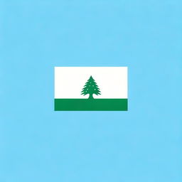 Design a flag for a Lebanese Sunni political party called 'حزب التعزيز السني'. The primary color should be various shades of blue, reflecting strength and unity while incorporating relevant symbols.