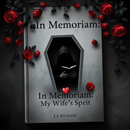 A book cover design featuring a dark and atmospheric theme