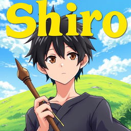 Anime fantasy cover featuring a 16-year-old boy named Shiro