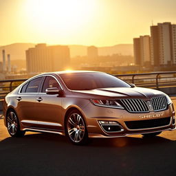 A sleek 2011 Lincoln MKZ in a striking Shelby configuration, showcasing its elegant design with modern luxury features