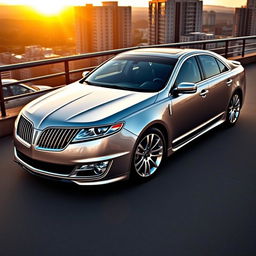 A sleek 2011 Lincoln MKZ in a striking Shelby configuration, showcasing its elegant design with modern luxury features