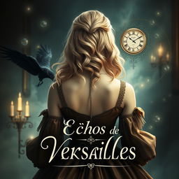 A captivating book cover for a story set in Versailles in 1774