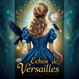 A beautiful book cover for a story set in Versailles in 1774