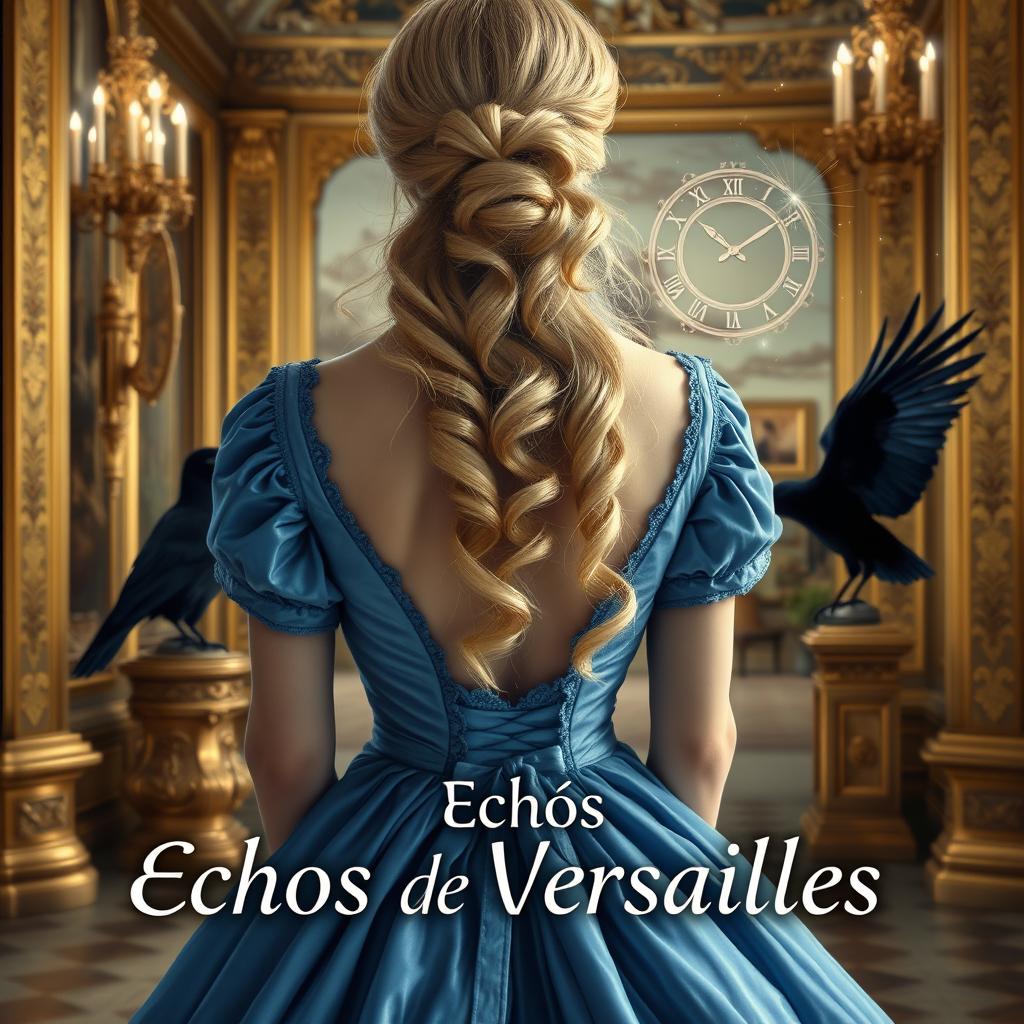 A stunningly realistic book cover for a story set in Versailles in 1774