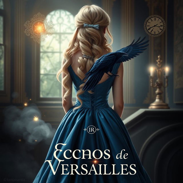 A beautifully realistic book cover for a story set in Versailles in 1774