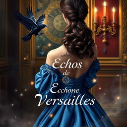 A beautifully realistic book cover for a story set in Versailles in 1774