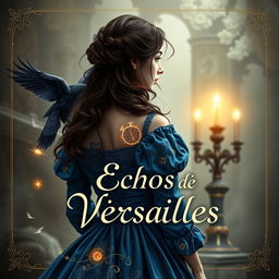 A beautifully realistic book cover for a story set in Versailles in 1774