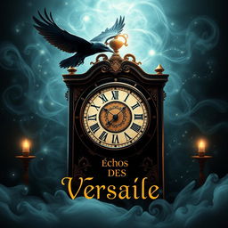 An enchanting and beautifully realistic book cover for a story set in Versailles in 1774