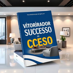 Capa de ebook vibrante e envolvente para 'Vistoriador de Sucesso', apresentando um design dinâmico que captura a essência das vistorias de imóveis