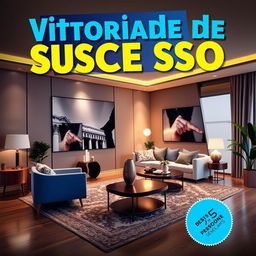 Capa de ebook vibrante e envolvente para 'Vistoriador de Sucesso', apresentando um design dinâmico que captura a essência das vistorias de imóveis