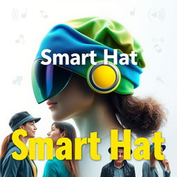 A project cover design for a smart hat aimed at assisting the hearing and visually impaired