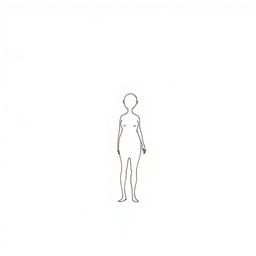 A hand-drawn illustration with fine lines depicting an empty silhouette, symbolizing the feeling of invisibility and absence of presence in the world