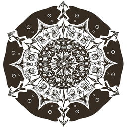 A hand-drawn black and white illustration of a kaleidoscope, symbolizing diversity and the unique beauty of each individual