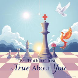 An inspirational illustration titled 'The Truth About Christ is True About You