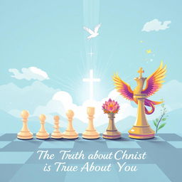 An inspirational illustration titled 'The Truth About Christ is True About You