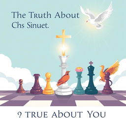 An inspirational illustration titled 'The Truth About Christ is True About You