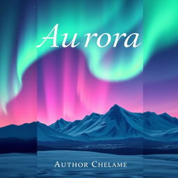 A book cover design for a title called 'Aurora'