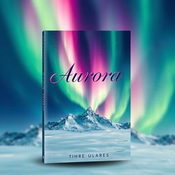 A book cover design for a title called 'Aurora'