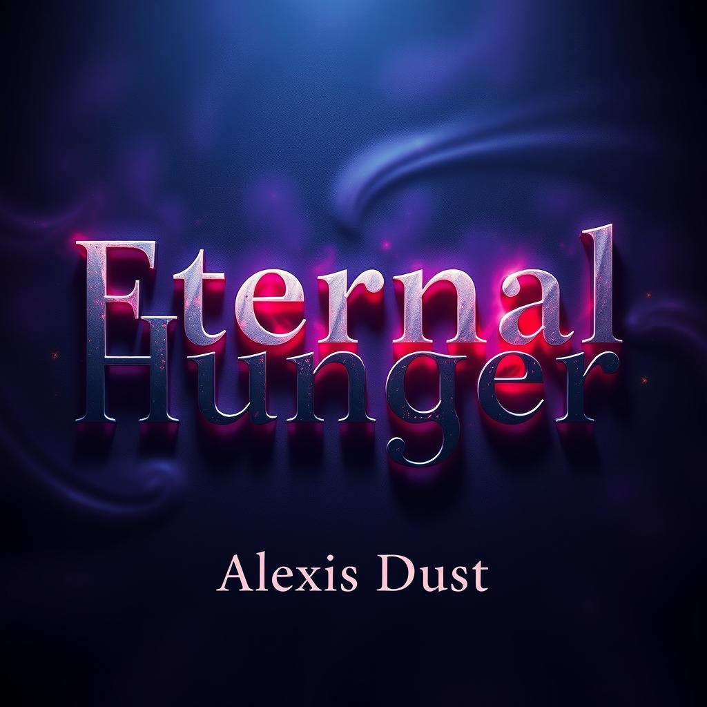 The title 'Eternal Hunger' by Alexis Dust artistically displayed in a visually captivating manner