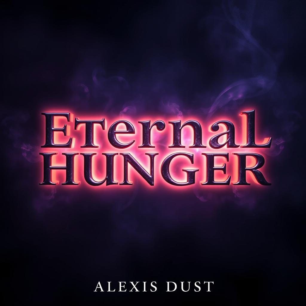 The title 'Eternal Hunger' by Alexis Dust artistically displayed in a visually captivating manner