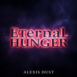 The title 'Eternal Hunger' by Alexis Dust artistically displayed in a visually captivating manner