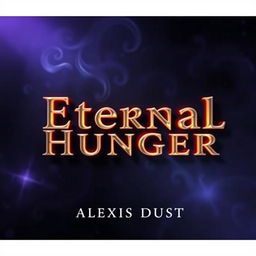 The title 'Eternal Hunger' by Alexis Dust artistically displayed in a visually captivating manner