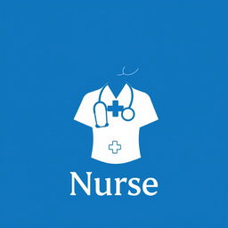 A professional and modern logo design representing a nurse