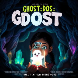 A cinematic film poster for a comedy horror fantasy titled 'GHOST:DOST'