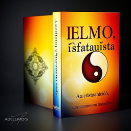 A captivating book cover featuring the title in bold, artistic font: 'ADELMO, o CRISTAOÍSTA', and the subtitle: 'um homem em transição'