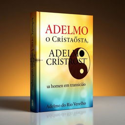 A captivating book cover featuring the title in bold, artistic font: 'ADELMO, o CRISTAOÍSTA', and the subtitle: 'um homem em transição'