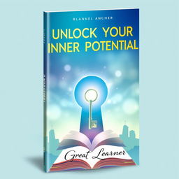 A captivating book cover design for the title 'Unlock Your Inner Potential' by Great Learner