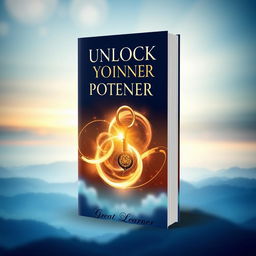 A visually stunning book cover design for 'Unlock Your Inner Potential' by Great Learner