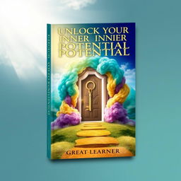 An eye-catching book cover design for 'Unlock Your Inner Potential' by Great Learner