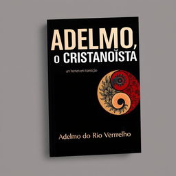 A book cover featuring a striking black and red color scheme