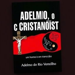 A book cover featuring a striking black and red color scheme