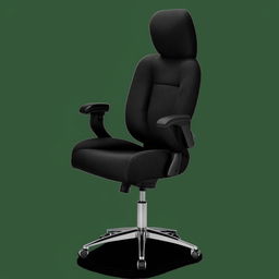 The SWAT Commander's chair - a high-back, ergonomic office chair crafted with luxury materials and equipped with multiple adjustments for comfort and efficiency.