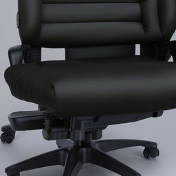 The SWAT Commander's chair - a high-back, ergonomic office chair crafted with luxury materials and equipped with multiple adjustments for comfort and efficiency.