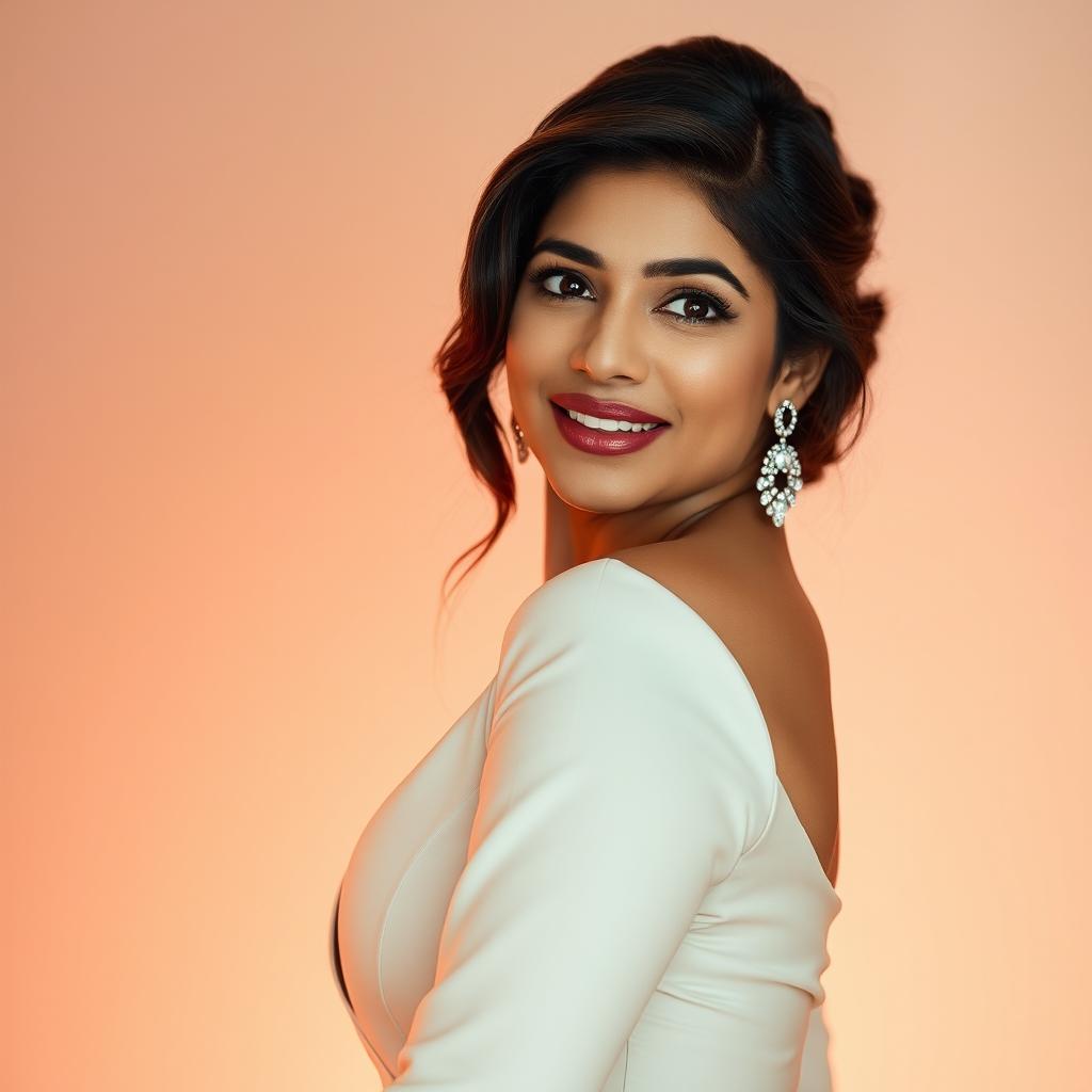 A captivating portrait of Priyanka Chopra, showcasing her enchanting beauty and confidence